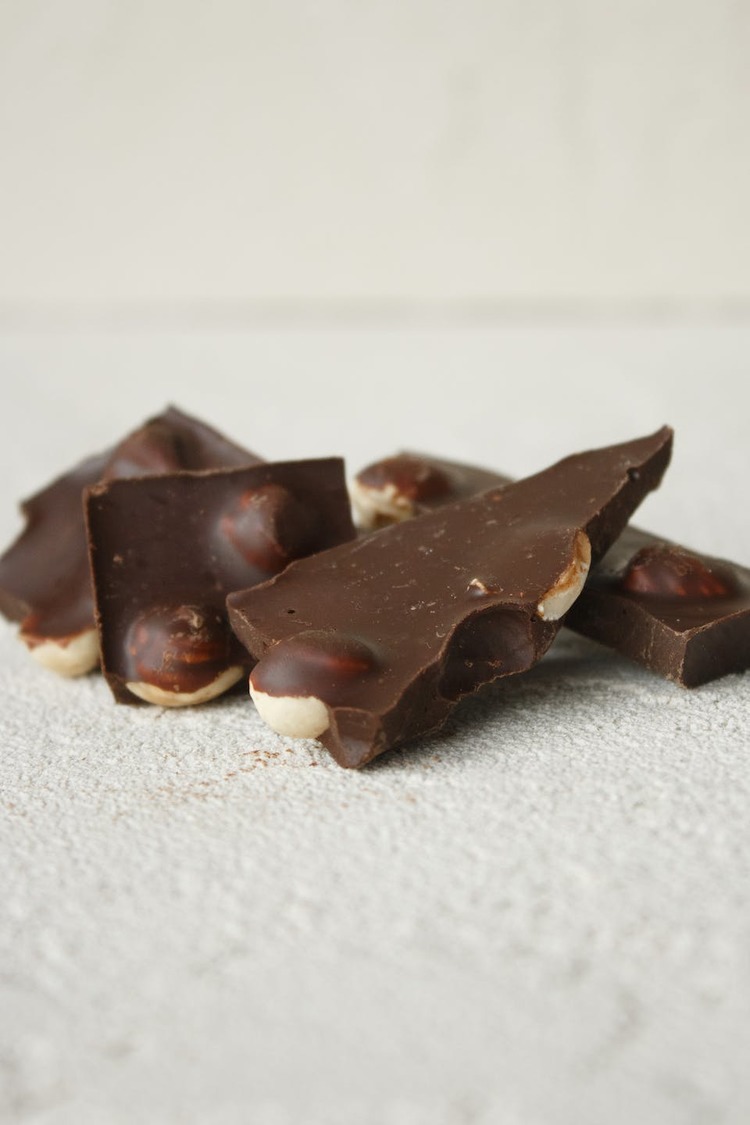 Chocolate Recipe - Hazelnut Chocolate Bark