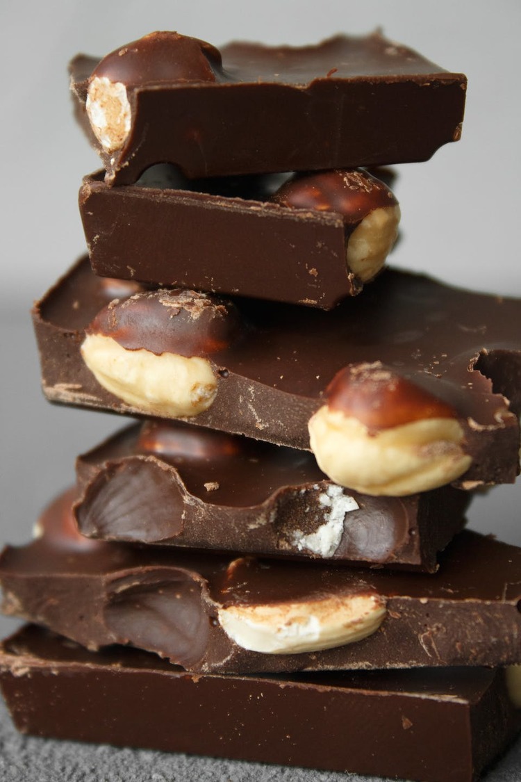 Chocolate Recipe - Milk Chocolate Hazelnut Shards